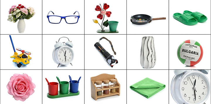 Product photography on a white background